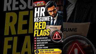 What HR Notices FIRST in Your Resume 😱 (Big Mistakes!) #shorts
