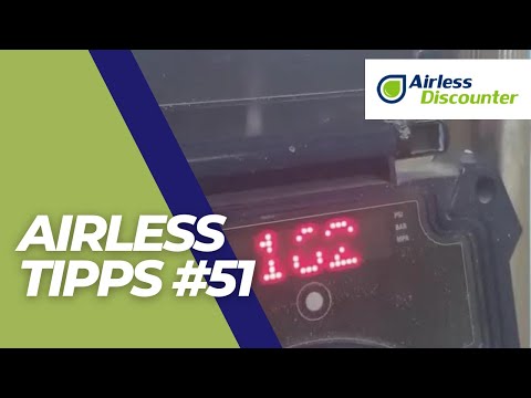 Choosing the correct pressure setting for airless spraying - Airless Tips #51