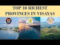 Top 10 Richest Provinces in Visayas, Philippines 2021-2022