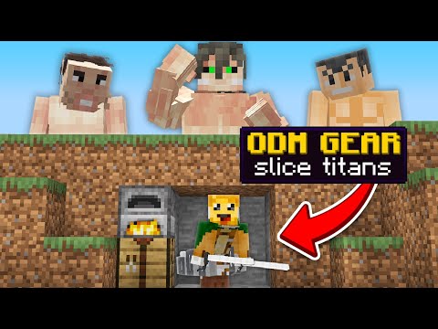 Minecraft Manhunt but its Attack on Titan