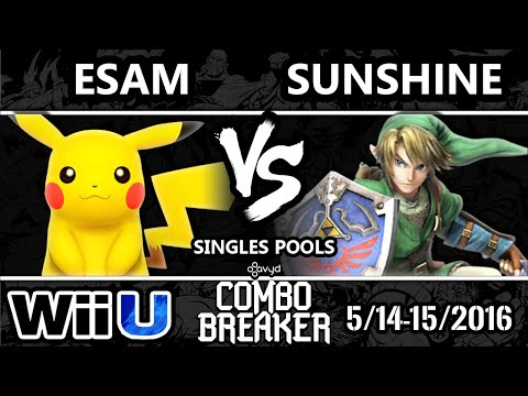 CB2016 Pools - PG | ESAM (Pikachu) Vs. Sunshine (Sheik, Link) SSB4 Tournament - Smash Wii U
