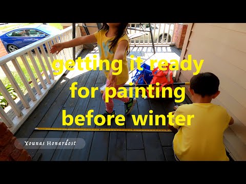 preparing for painting, before painting, get the surface leveled