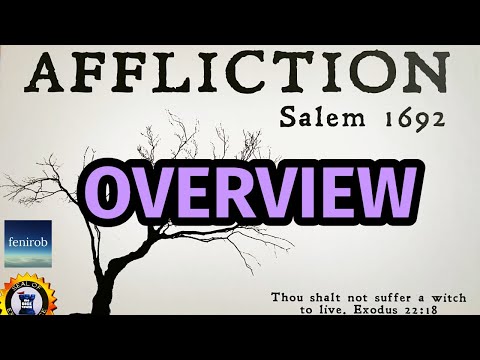 Affliction: Salem 1692 Board Game | Overview