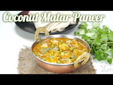 Coconut Matar Paneer | How To Make Matar Paneer | Coconut Matar Paneer Recipe