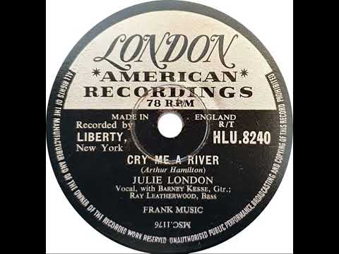 UK New Entry 1957 (52) Julie London - Cry Me A River