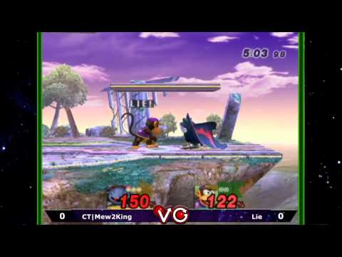 S@X Monthly - Ct Mew2King (Metaknight) Vs. Lie (Diddy Kong) Brawl Singles WSF - 2.23.2013 - SSBB