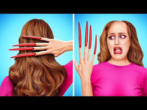 CRAZY Girly Problems With LONG NAILS - Beauty and Relationship Struggles