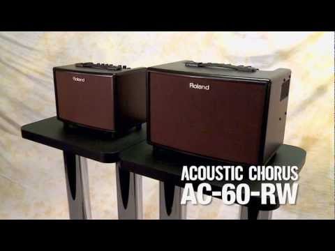 Roland Acustic Amplifier Combo AC 60 RW Limited Edition Rosewood  W/Soft Case image 16