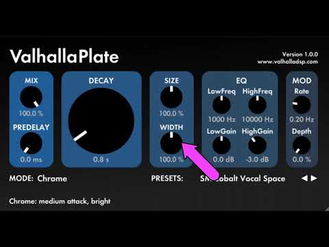 チュートリアル - Valhalla プレートリバーブの使い方