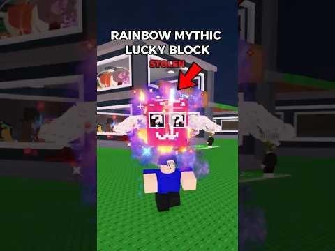 I got a RAINBOW MYTHIC LUCKY BLOCK! 😱