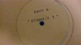 DAVY G - DYNAMIX 3 (1988) Old Hip Hop / Electro megamix 12" by UK DJ Davy G