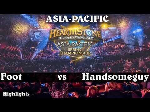 Hearthstone   Foot vs Handsomeguy   Asia Pacific Spring  2016