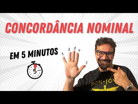 CONCORDÂNCIA NOMINAL para concurso público em 5 minutos