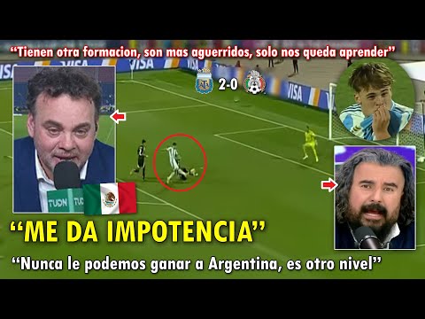 DEVASTATED! MEXICAN JOURNALISTS EXPLODE after ARGENTINA VS MEXICO 2-0 ELIMINATION TODAY