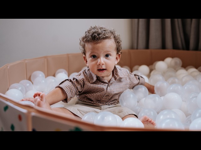 Vídeo de aniversário de 1 ano com o tema 