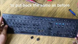 How to open and clean Multimedia Keyboard | Dell KB216 | #dell |