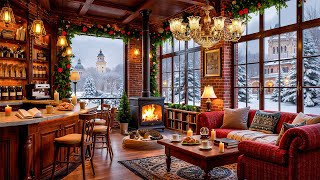 Relaxing Winter Jazz Music for Work, Relax⛄Warm Jazz Instrumental Music at Cozy Coffee Shop Ambience