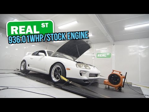 Supra with Stock Engine and 6870 Turbo Pulls 936WHP on the Dyno - Real Street Performance
