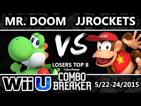 Combo Breaker - Mr. Doom (Yoshi) Vs. JJRockets (Diddy) SSB4 Losers Top 8 - Smash Wii U - Smash 4