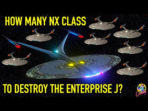 How Many NX-01's To Destroy The Enterprise J? - Star Trek Starship Battles