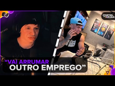 ARUAN REAGE: INVADIRAM O MEU APARTAMENTO E DESTRUIRAM TUDOOO!!! CERTEZA QUE FOI O INTRUSO....