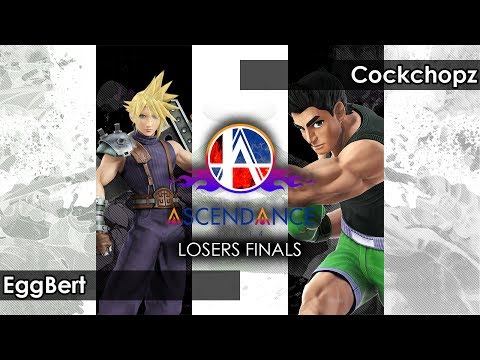 Smash 4: EggBert (Cloud) V PBG | MNK | Cockchopz (Little Mac) - Ascendance 32 Tournament SSB4