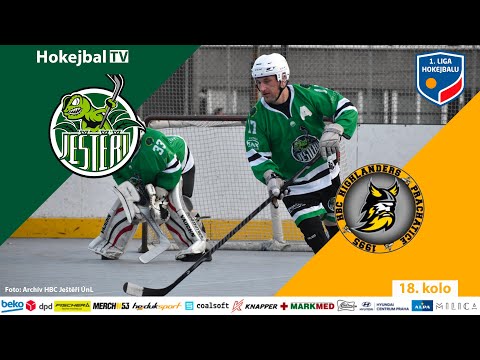 Highlights 18. kola 1. Ligy Hokejbalu - HBC Ještěři Ústí nad Labem vs. HBC Prachatice | 17.4. 2022