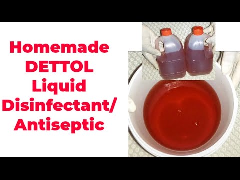 How to make DETTOL Liquid Disinfectant at home. Dettol Antiseptic Liquid Recipe! #cleaningagents