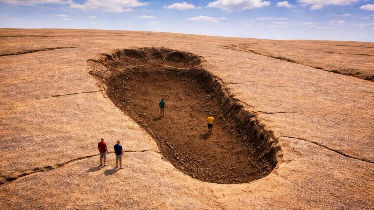 Древние Гигантские Следы, Которые Учёные Не Могут Объяснить