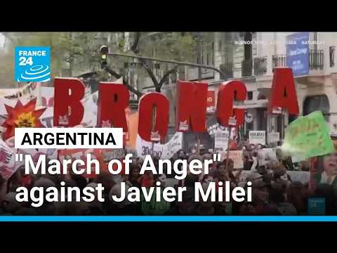 Argentines protest Milei's austerity, demanding higher wages and public spending