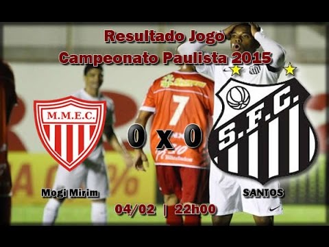 Jogo 2 - Mogi Mirim 0 x 0 Santos - Paulista 2015