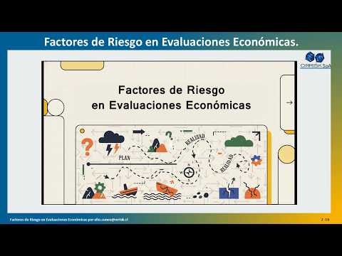Concepto Factores de Riesgo en evaluaciones económicas, su entendimiento y aplicación.