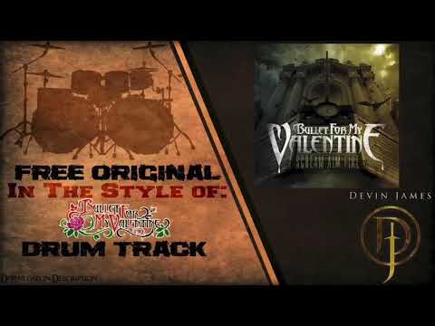 Bullet For My Valentine Styled Free Original Drum Track - 186 BPM (FREE DOWNLOAD)