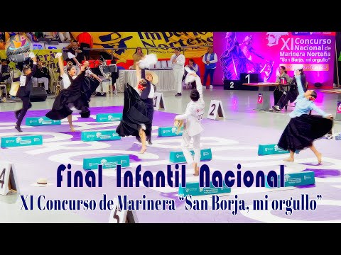4 parejas con "Coraje cholo" en la FINAL INFANTIL | XI Concurso Marinera “San Borja mi orgullo” 2025