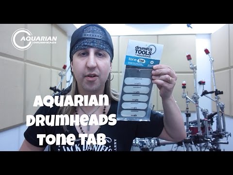 Abafador de Tambores Aquarian ToneTAB Kit Com 5 Unidades TA1