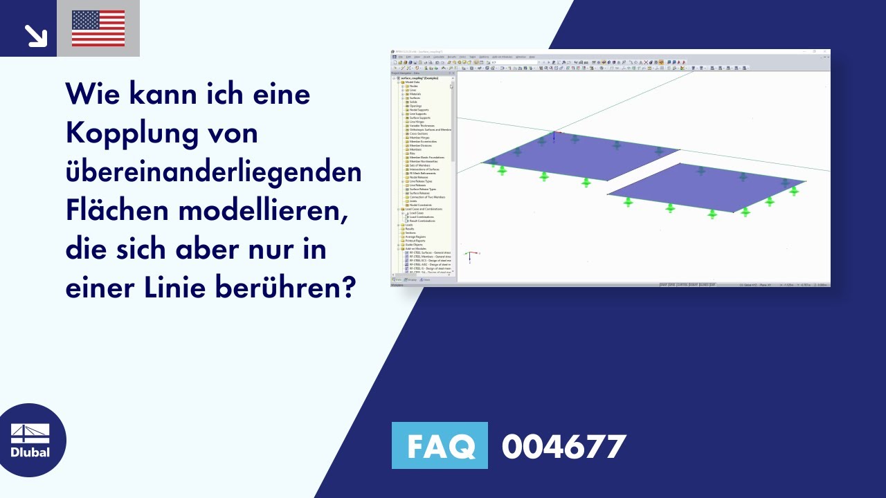 [EN] FAQ 004677 | Wie kann ich eine Kopplung von übereinanderliegenden Flächen modellieren, die s...