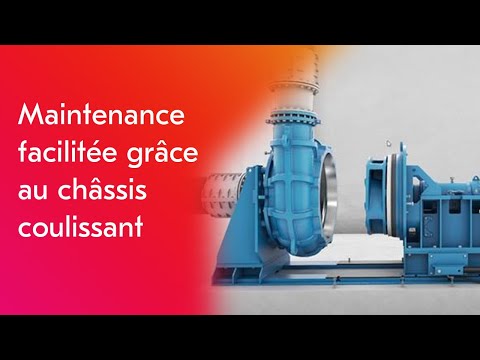 Pompe à boue Metso, la maintenance châssis coulant Slide base