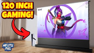Only Way To Game Is On A 120 INCH DISPLAY!!! 🤯 The Nothing Screen Review