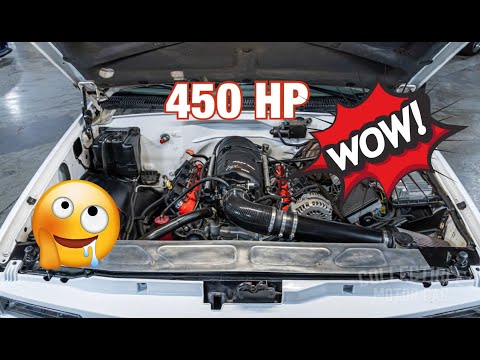 My built 450HP 6.0L LQ9 in my OBS!!