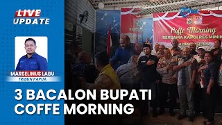 Ciptakan Pilkada Damai, Polres Mimika & 3 Bacalon Bupati Gelar Coffe Morning di Hotel Horison Ultima
