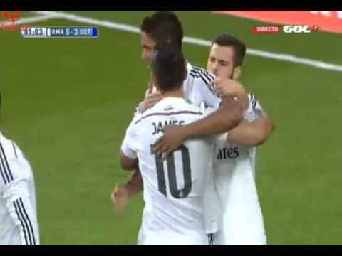 Golazo de James (Tiro Libre) Real Madrid 5-3 Getafe/ LaLiga 23-05-2015