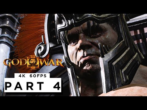 GOD OF WAR 3 REMASTERED PS5 Walkthrough Gameplay Part 4 - (4K 60FPS) FULL GAME