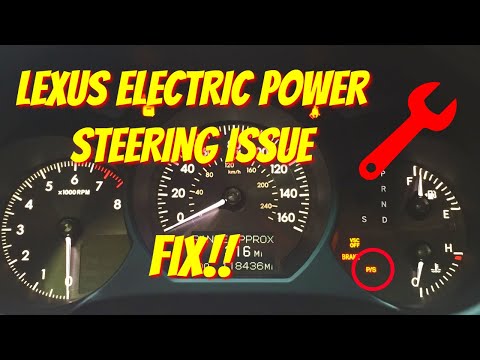 Lexus Elektrische Servolenkung Problem FIX P/S Licht