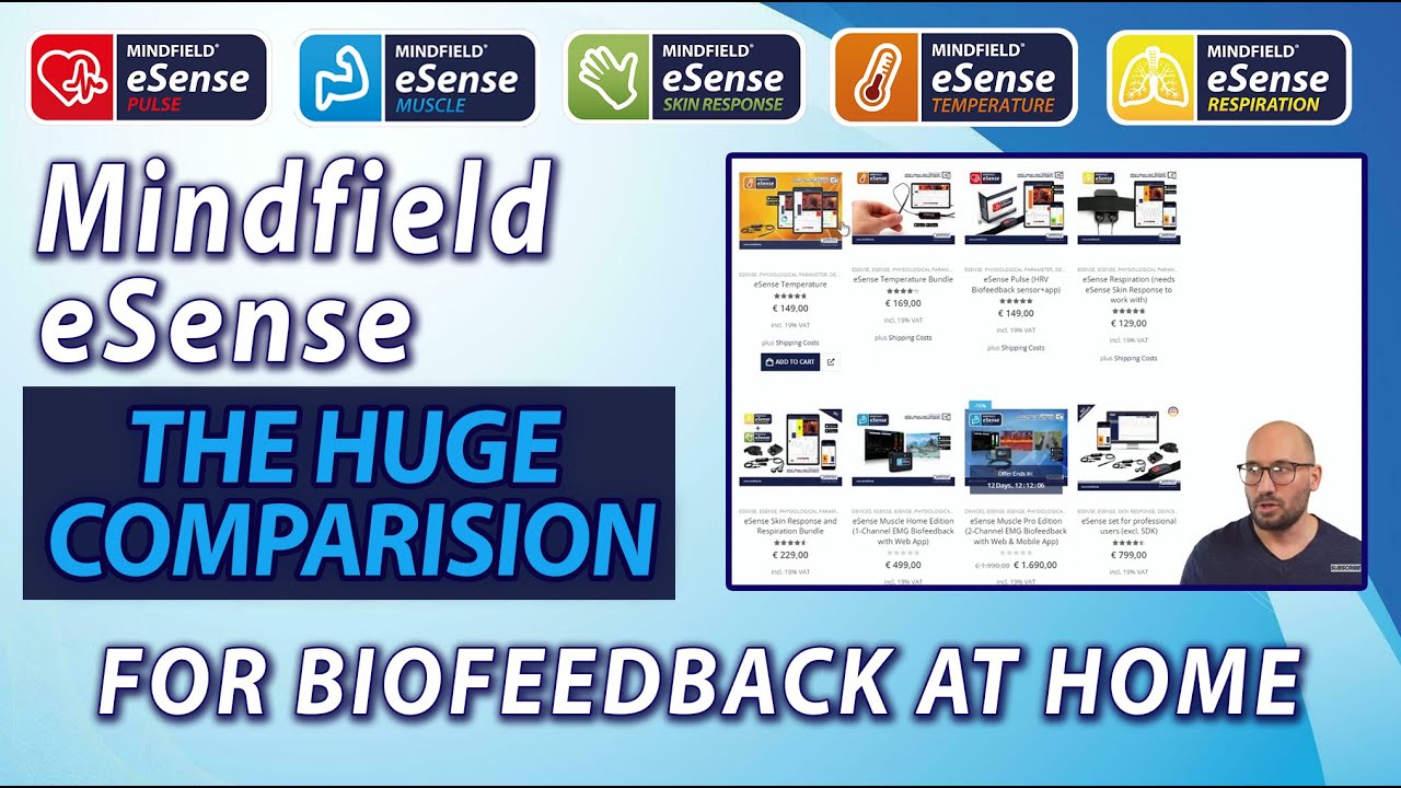 eSense Biofeedback Sensors Comparison