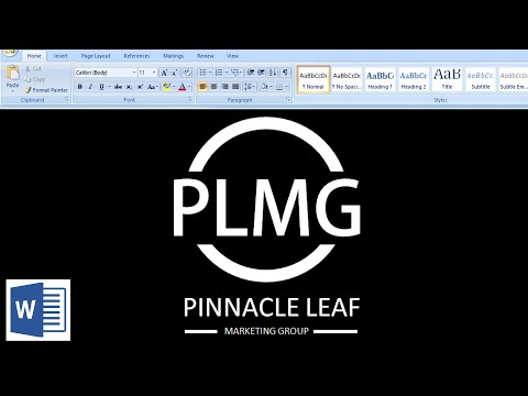 Microsoft Word Logo Design Tutorial How to make logo design in MS Word