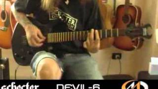 Video thumbnail for SCHECTER DEVIL-6 FR by Goldmusicsrl