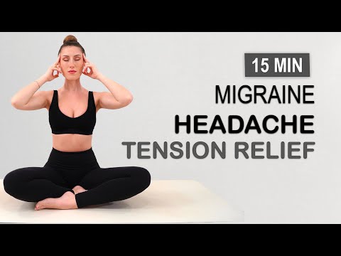 15 Min Stretches for HEADACHE to Relief Neck, Shoulder + Back Pain | Yoga Style | QUICK HELP