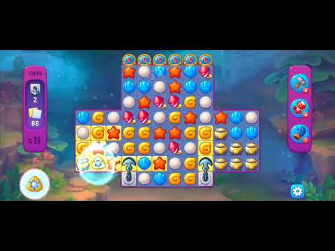 Fishdom Super Hard Level 11845 (with Double Lightning Booster and extra moves) @choraelmin