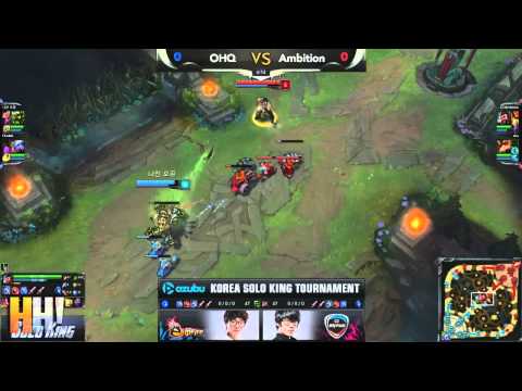 3. [kr] OHQ vs Ambition - Game 1 - "The Solo King" Korean 1vs1 Tournament  Semifinals