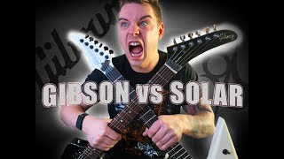 Video thumbnail for BATTLE of the E Types! | Gibson Explorer vs Solar E1.6ET | Heavy Metal by Allen Harrison